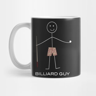 Funny Mens Pool Player Mug